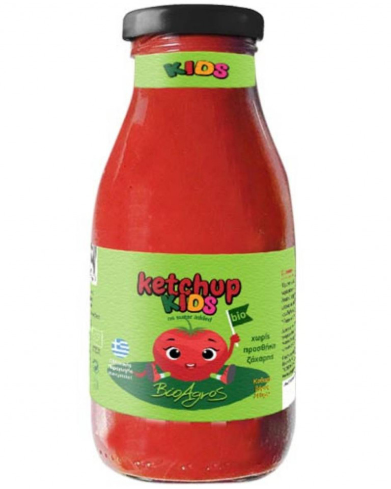 Ketchup pentru copii, fara zahar, BioAgros, ECO, 280g