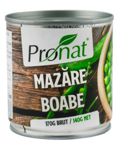Mazare boabe, Pronat, 170g/140g