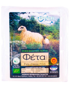 Branza Feta de oaie si capra vidata, Lesvigal, ECO, 400g