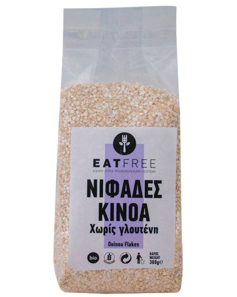 Fulgi de quinoa, Eat Free, ECO, 300g (fara gluten)