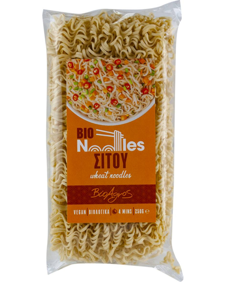 Noodles din grau Vegan, BioAgros, ECO, 250g