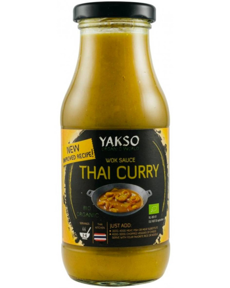 Sos pentru wok Thai Curry, Yakso, ECO, 240ml