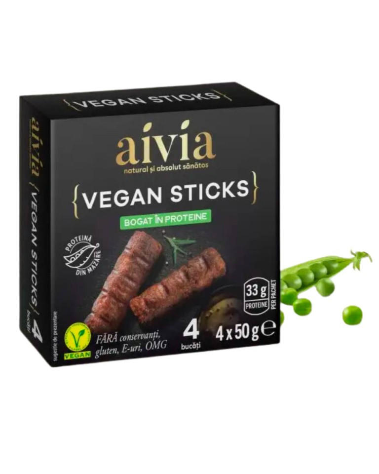 Vegan Sticks (mici vegani din mazare), Avivia, 160g