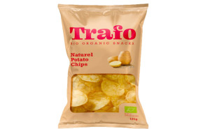 Chipsuri din cartofi cu sare, Trafo, ECO, 125g (fara gluten)