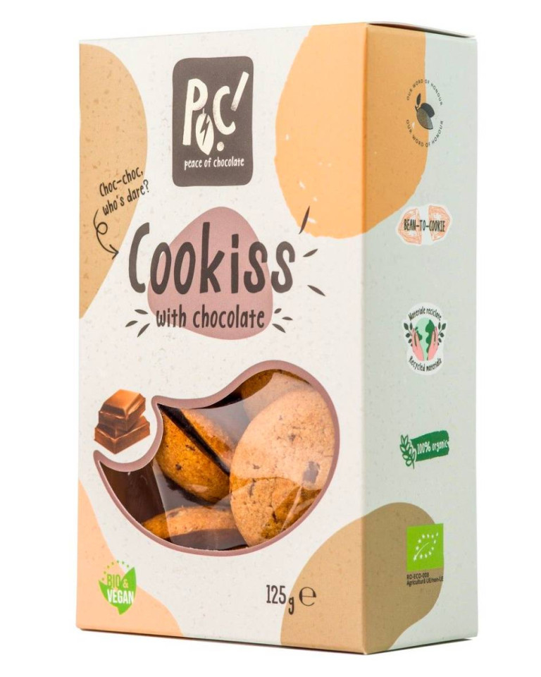 Biscuiti cu ciocolata, POC Sweets, ECO, 125g
