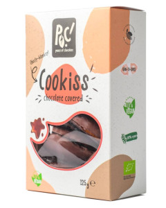 Biscuiti inveliti in ciocolata, POC Sweets, ECO, 125g