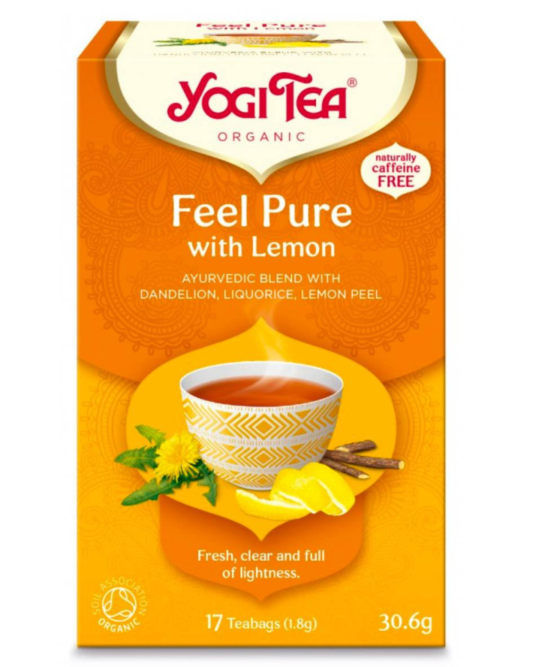 Ceai Detox cu lamaie, Yogi Tea, ECO, 17 pliculete