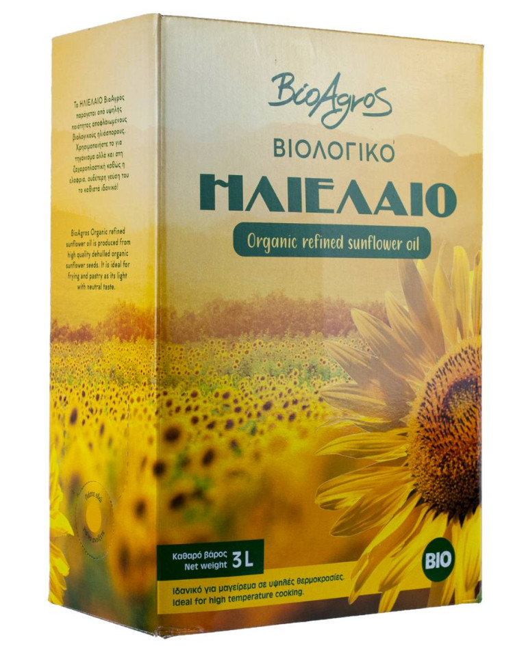 Ulei de floarea soarelui, Bioagros, ECO, 3l
