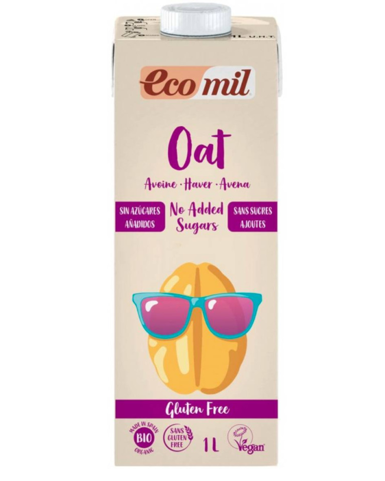 Bautura de ovaz natur, Ecomil, ECO, 1L (fara gluten)