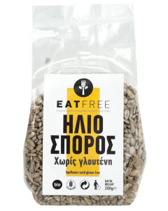 Seminte de floarea soarelui, Eat Free, ECO, 200g (fara gluten)